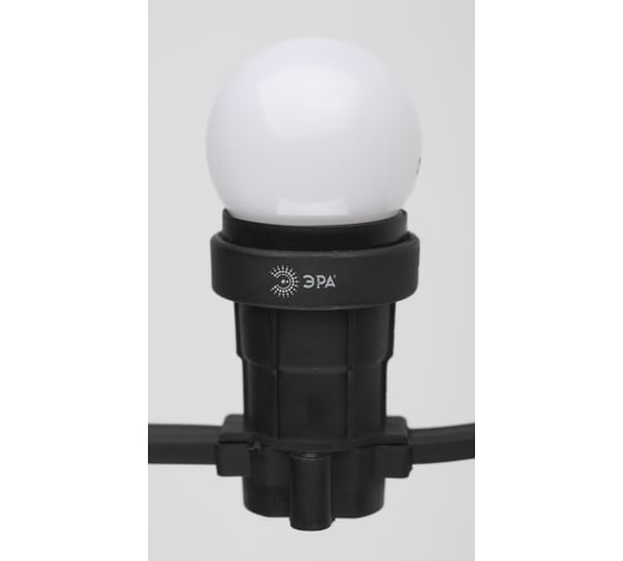 Светодиодная лампа ЭРА ERAW45E27 LED Р451WE27, шар, 4SMD, 1W, E27, для белтлайт, 10/100/6000, белый Б0049577