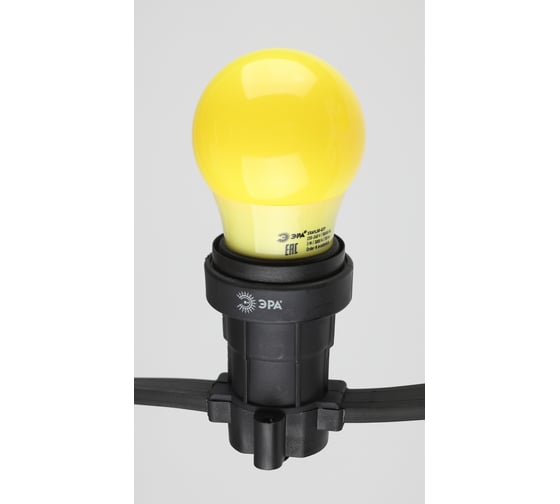 Светодиодная лампа ЭРА ERAYL50E27 LED A503WE27, груша, 13SMD, 3W, E27, для белтлайт, 10/100/3600, желтый Б0049581