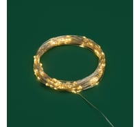 Гирлянда Neon-Night Роса, 10м, 100 LED теплый белый, IP20, с USB 315-976