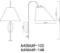 Бра ARTE LAMP RONDO A4086AP-1AB 8