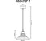Подвесной светильник Arte Lamp LIDO A5067SP-1GY 3