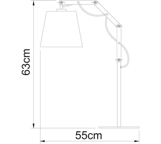 Настольная лампа Arte Lamp PINOCCHIO A5700LT-1BK