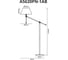 Торшер Arte Lamp ORLANDO A5620PN-1AB 3