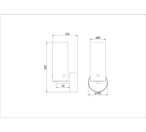 Настенный светильник ARTE LAMP LANTERNA A3606AP-8BK