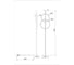 Торшер ARTE LAMP FLUIDO A3913PN-24BK 2