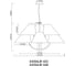 Подвесная люстра ARTE LAMP RONDO A4086LM-6AB 5