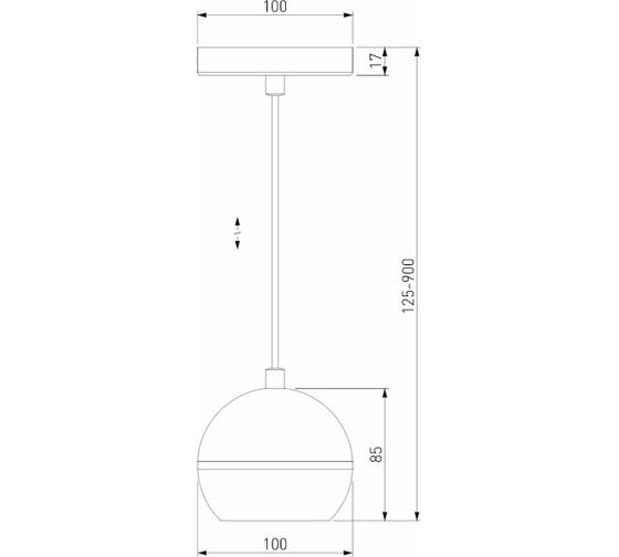 Накладной светильник Eurosvet DLS023, черный/золото a047804