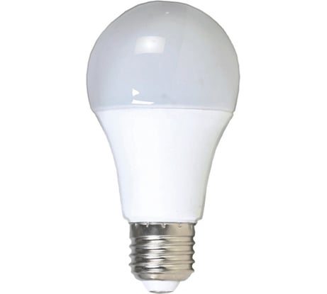 Лампа Вымпел, А60, Е27, 7Вт, холодный свет, корпус - алюминий/пластик 9002