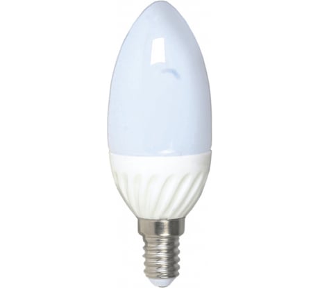 Лампа Вымпел, С37, Е14, 4Вт, теплый свет, керамический корпус 9015