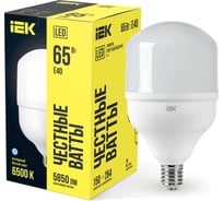 Лампа IEK LED HP 65вт 230В 6500К E40 LLE-HP-65-230-65-E40