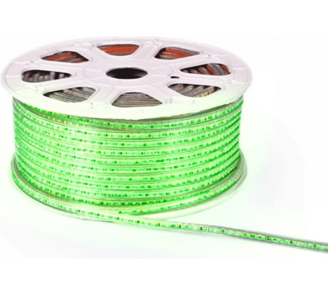 Светодиодная лента Вымпел, 60 LED3528, 220В, 1м, зеленый цвет IP65 9052