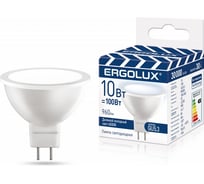 Лампа светодиодная Ergolux LED-JCDR-10W-GU5.3-6K JCDR 10Вт GU5.3 6500K 180-240В ПРОМО15563