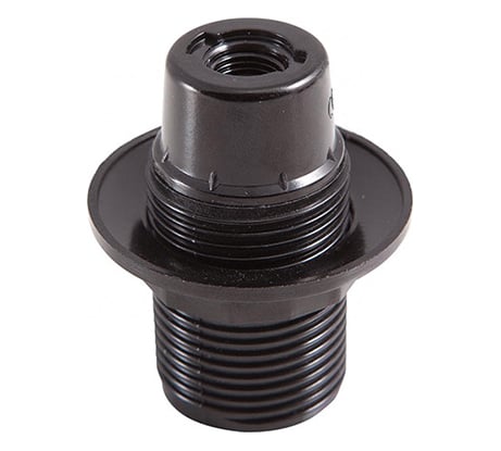 Патрон DORI Е14, с кольцом, карболитовый, черный 45762