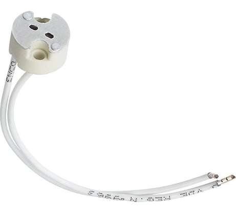 Патрон DORI GU5.3, керамический, провод 15 см, сечение 0,5 мм2 45786