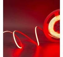 Светодиодная лента Geniled красная 5м 24В 9Вт/м COB подсветка 320 led/m IP33 5мм 03616