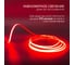 Светодиодная лента Geniled красная 5м 24В 9Вт/м COB подсветка 320 led/m IP33 5мм 03616 6