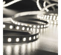 Светодиодная лента Geniled 5м 24В 12Вт/м 4000К нейтральная дневная подсветка влагостойкая уличная 120 led/m IP65 8мм 03593