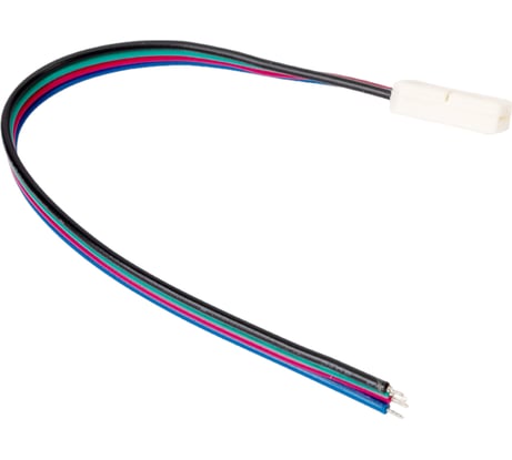 Коннектор IEK RGB, 10мм, 3шт, 15см-разъем LSCON10-RGB-213-03