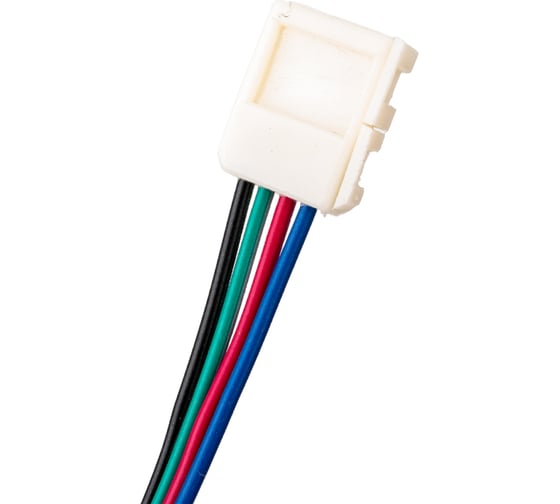 Коннектор IEK RGB, 10мм, 3шт, 15см-разъем LSCON10-RGB-213-03