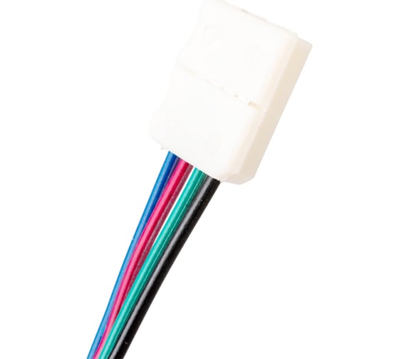 Коннектор IEK RGB, 10мм, 3шт, 15см-разъем LSCON10-RGB-213-03