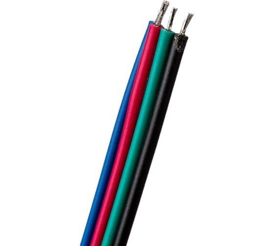 Коннектор IEK RGB, 10мм, 3шт, 15см-разъем LSCON10-RGB-213-03