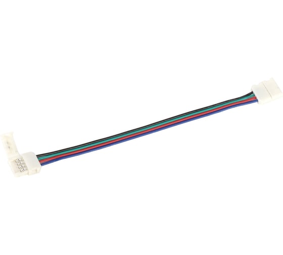 Коннектор IEK RGB, 10мм, 3шт, разъем-15см-разъем LSCON10-RGB-212-03