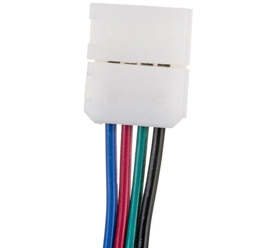 Коннектор IEK RGB, 10мм, 3шт, разъем-15см-разъем LSCON10-RGB-212-03