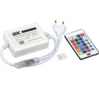 Контроллер с ПДУ IEK ИК RGB, 3 канала, 220В, 1А, 500вт LSC1-RGB-500-IR-20-220-B