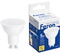 Лампа светодиодная FERON (5W) 230V GU102700K MR16, LB-2 51215