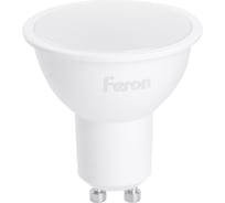 Лампа светодиодная FERON (5W) 230V GU10 4000K MR16, LB-24 51216
