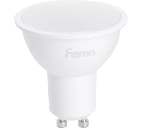 Лампа светодиодная FERON (5W) 230V GU10 4000K MR16, LB-24 51216