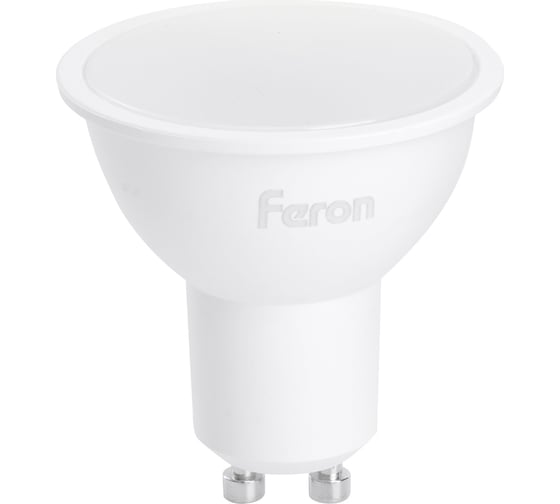 Лампа светодиодная FERON (5W) 230V GU10 4000K MR16, LB-24 51216 1