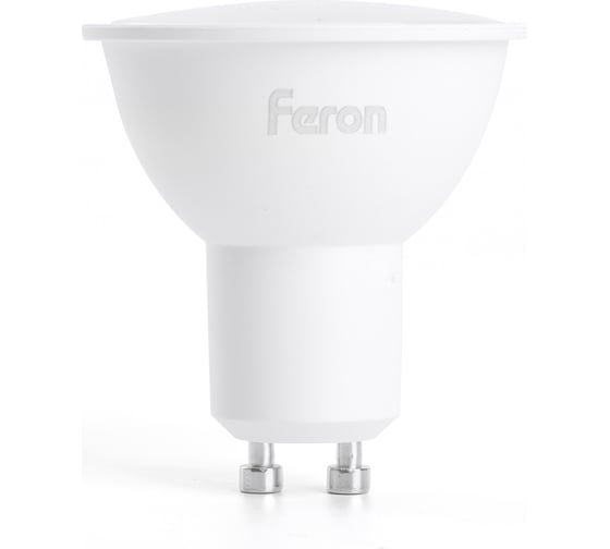 Лампа светодиодная FERON (5W) 230V GU10 4000K MR16, LB-24 51216