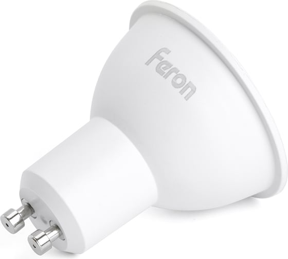 Лампа светодиодная FERON (5W) 230V GU10 4000K MR16, LB-24 51216