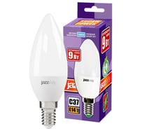 Светодиодная лампа Jazzway PLED-SP 9Вт C37 свеча 5000К холодный белый E14 820лм 230В/50Гц 2859488A