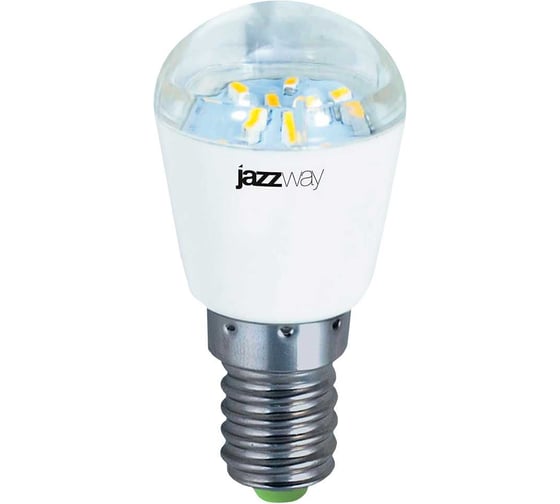 Светодиодная лампа Jazzway PLED-T26 2Вт шар 4000К нейтральный белый E14 150лм 230В/50Гц для холодильников/картин/зеркал CLEAR REFR 1007667