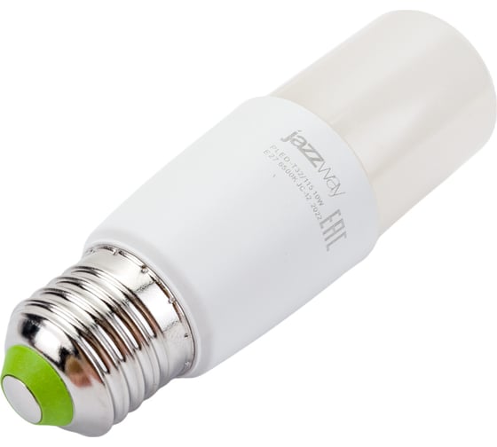 Светодиодная лампа Jazzway PLED-T32/115 10Вт цилиндр 6500К холодный белый E27 800лм 100-240В 5000858