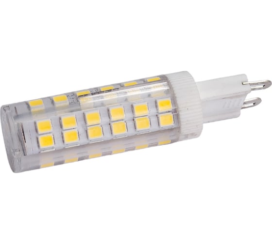 Светодиодная лампа Jazzway PLED-G9 9Вт капсульная 4000К нейтральный белый G9 590лм 175-240В пластик d16х60мм 5001008