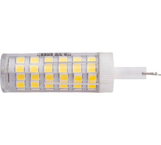 Светодиодная лампа Jazzway PLED-G9 9Вт капсульная 4000К нейтральный белый G9 590лм 175-240В пластик d16х60мм 5001008
