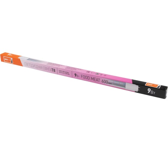 Светодиодная лампа Jazzway PLED T8-600 Food Meat 9Вт G13 230В/50Гц Cl/PL для подсветки мясных продуктов 5006461 1
