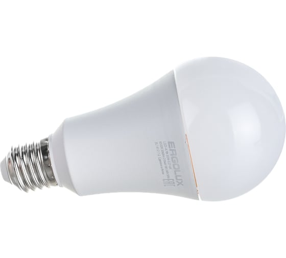 Светодиодная лампа Ergolux LED-A70-35W-E27-6K ЛОН, 35Вт, E27, 6500K, 180-240В 14232
