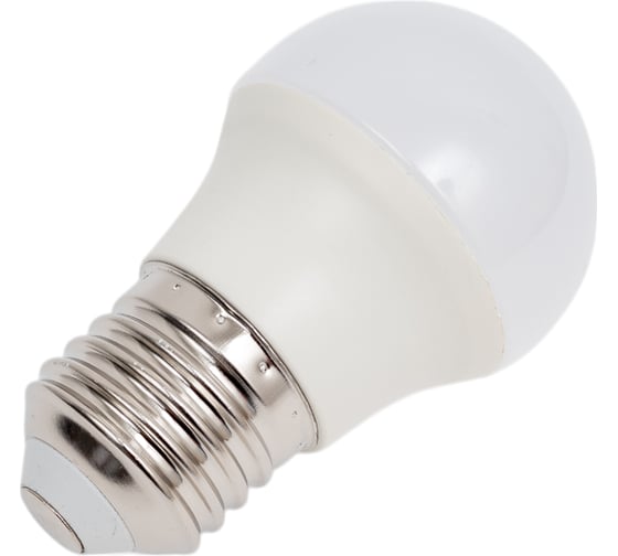 Светодиодная лампа Ecola Light Globe LED 5,0W G45 220V E27 4000K шар 75x45 TF7V50ELC
