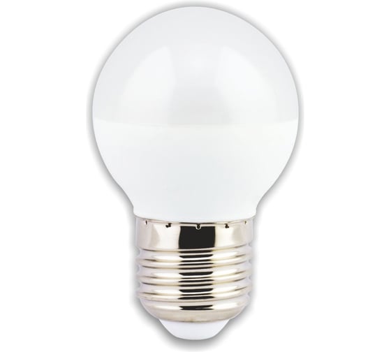 Светодиодная лампа Ecola Light Globe LED 5,0W G45 220V E27 4000K шар 75x45 TF7V50ELC
