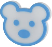 Ночник-светильник светодиодный ЭРА NN625LSBU в розетку с датчиком освещенности синий Б0015238