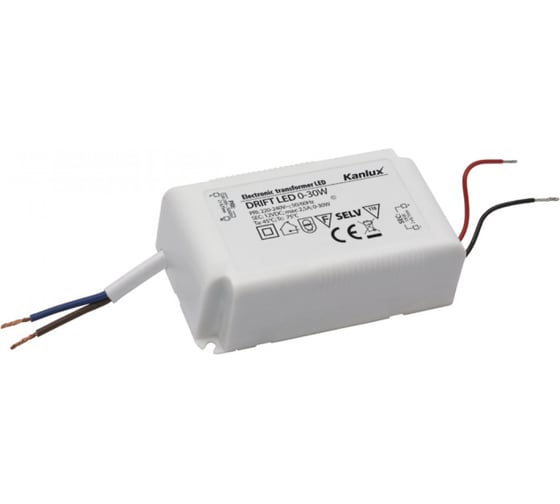 Светодиодный трансформатор KANLUX DRIFT LED 0-30W/ 18041 1