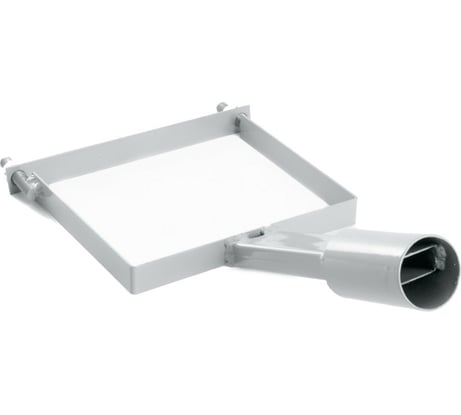 Кронштейн FERON ДС-3-48 на опору-столб c 1 хомутом БЕЗ вылета d48mm, серый 41431