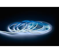 Светодиодная лента Apeyron 24В, 12Вт/м, COB, 320д/м, IP20, 1000Лм/м, подложка 8мм, 10м. 6500К 00-386