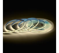 Светодиодная лента Apeyron 24В, 15Вт/м, COB, 560д/м, IP20, 1200Лм/м, подложка 8мм, 10м. 3000К 00-483