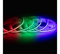 Светодиодная лента Apeyron 24В, 14Вт/м, COB, 672д/м, IP20, подложка 10мм, 5м. RGB 00-493