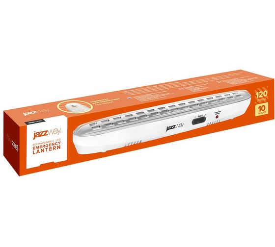 Фонарь-светильник Jazzway Jаzzway аккумуляторный Accu91-L30-wh аварийный белый 2850041